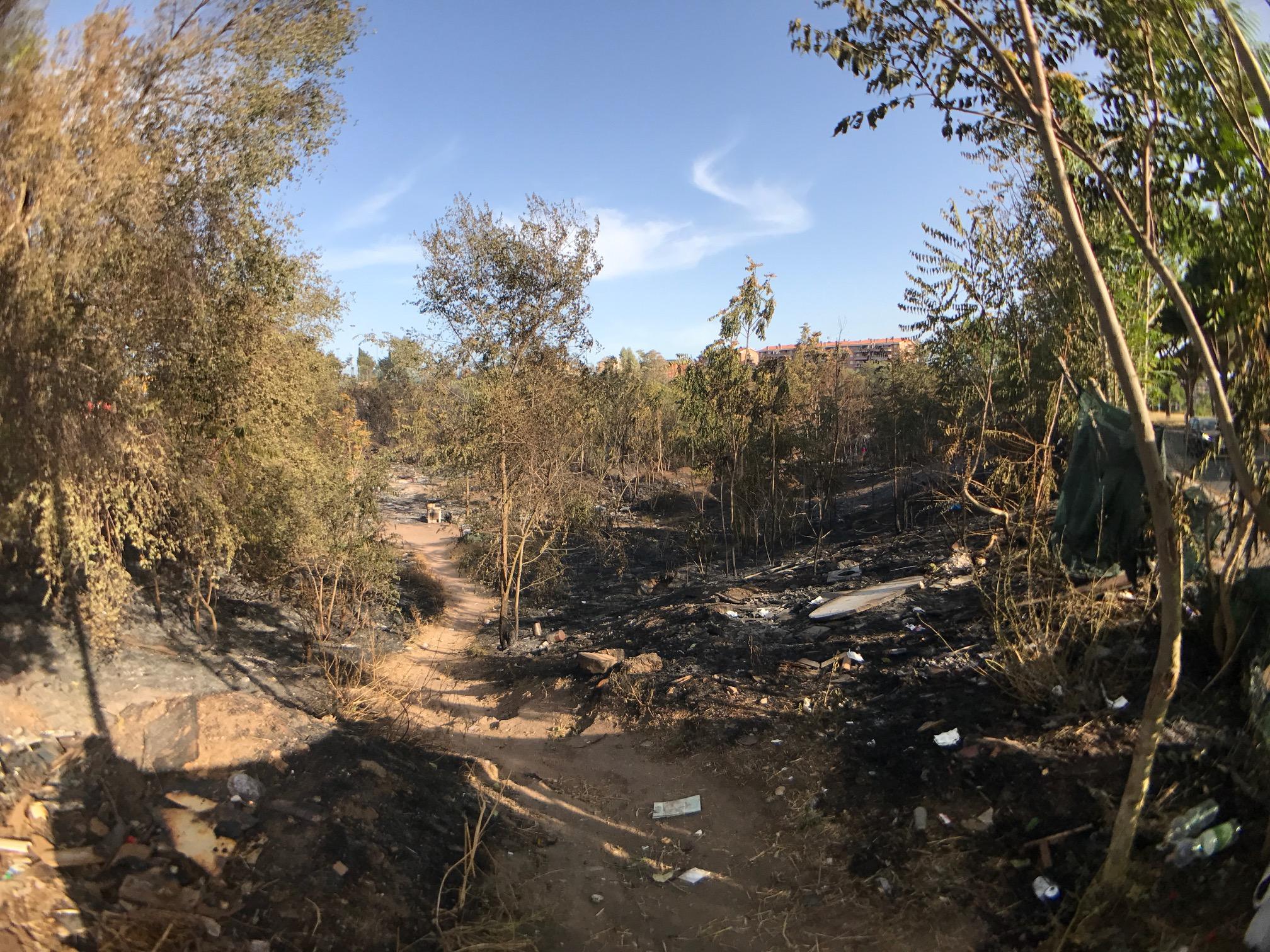 I comitati del V municipio chiedono al Campidoglio di agire Viale Togliatti a fuoco, vicino a Centocelle