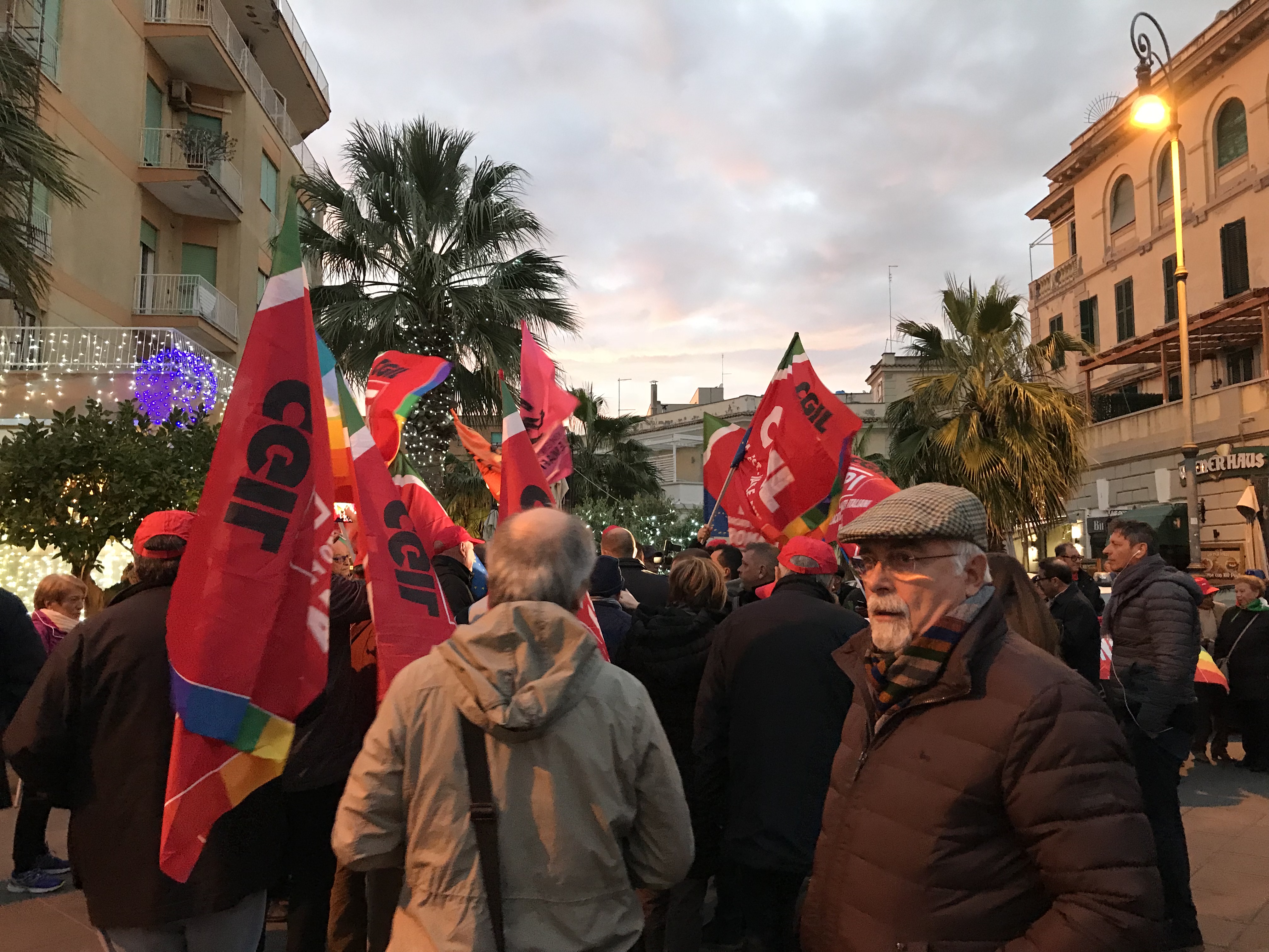 Manifestazione a Ostia contro la mafia