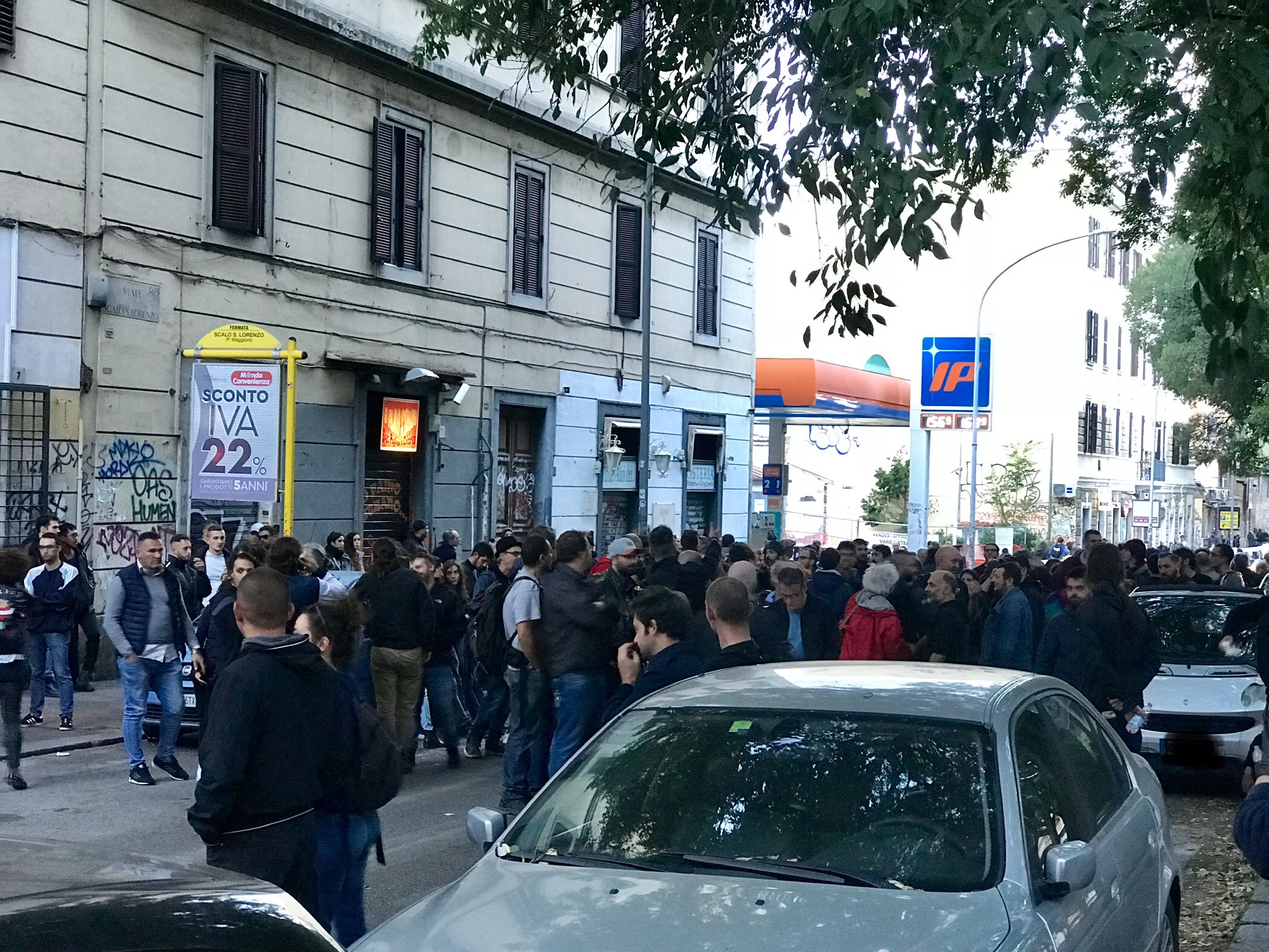 Forza Nuova manifesta a San Lorenzo