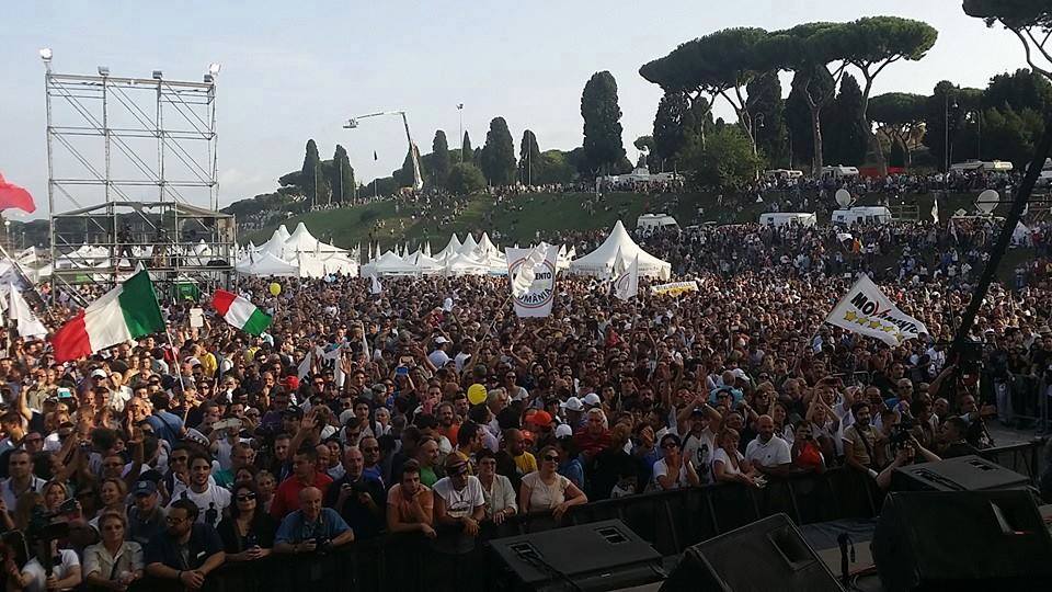 I M5s al Circo Massimo