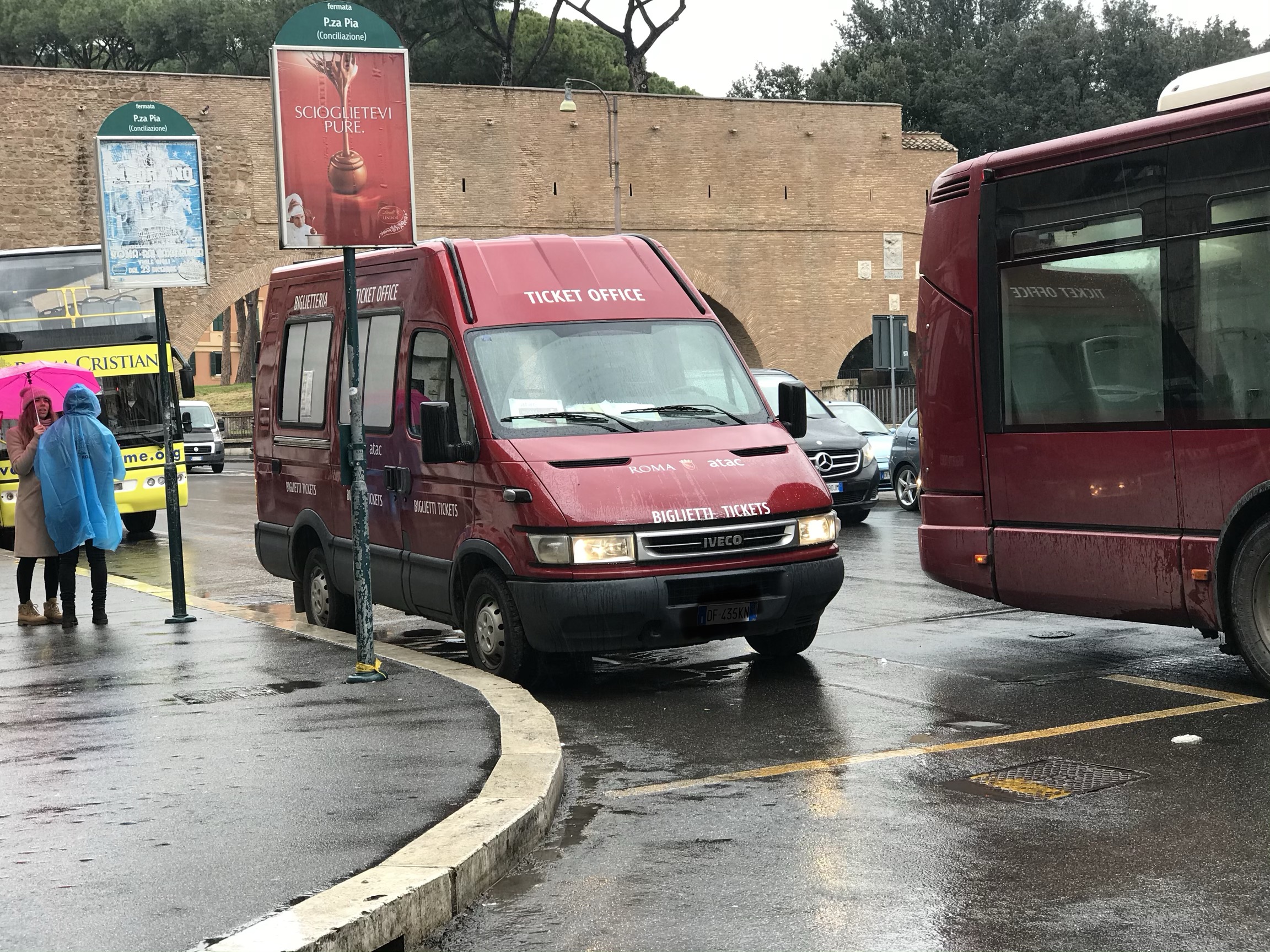 La biglietteria vicino al Vaticano
