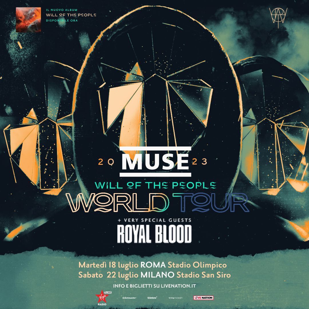 Concerti i Muse tornano in Italia, il 18 luglio allo Stadio Olimpico