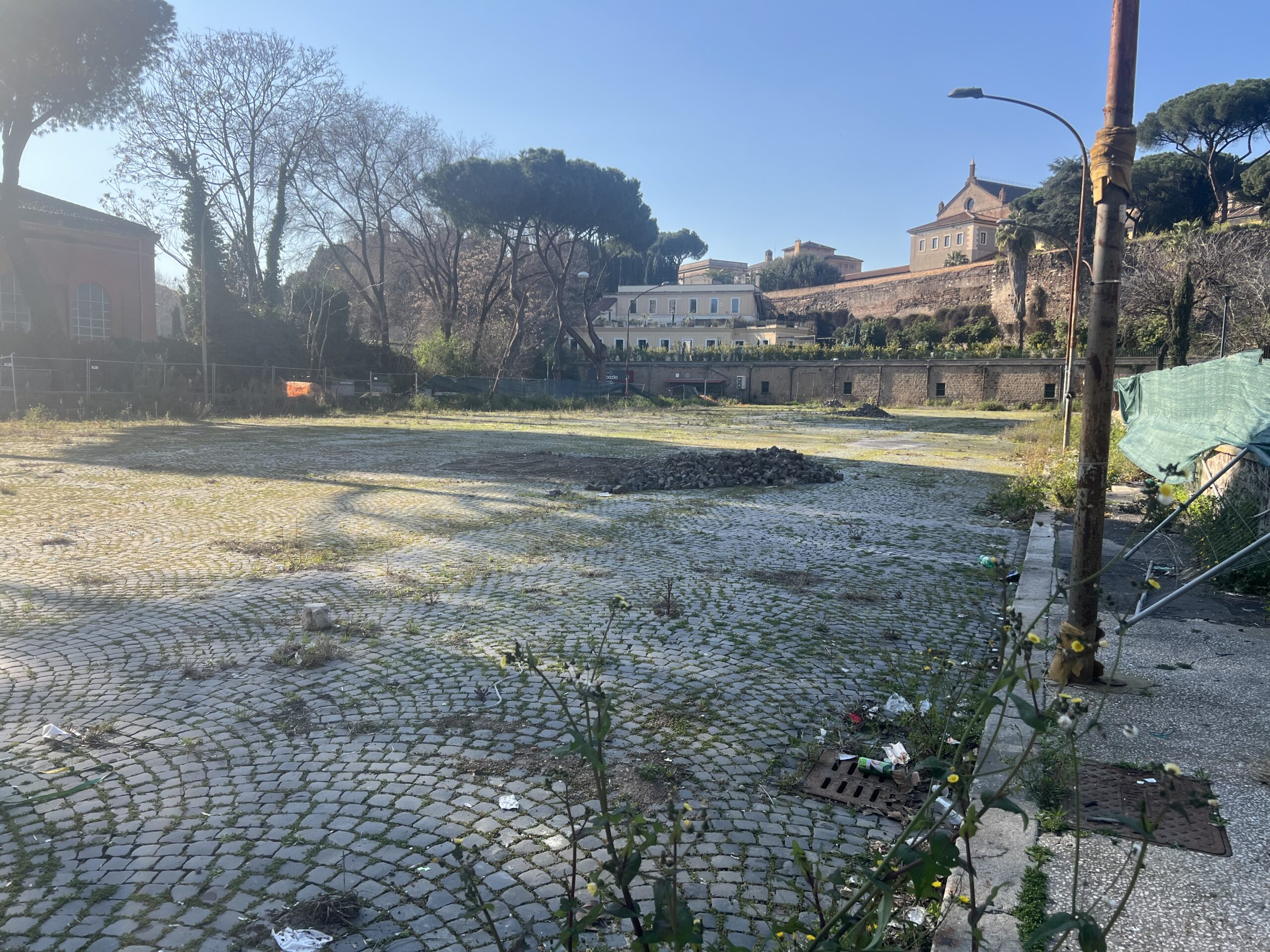 L’area del mercato di via Sannio
