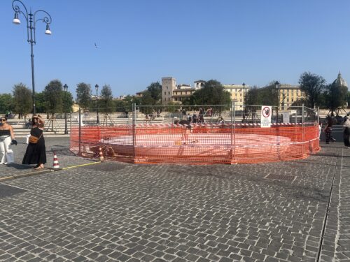 Le fontane di piazza Pia