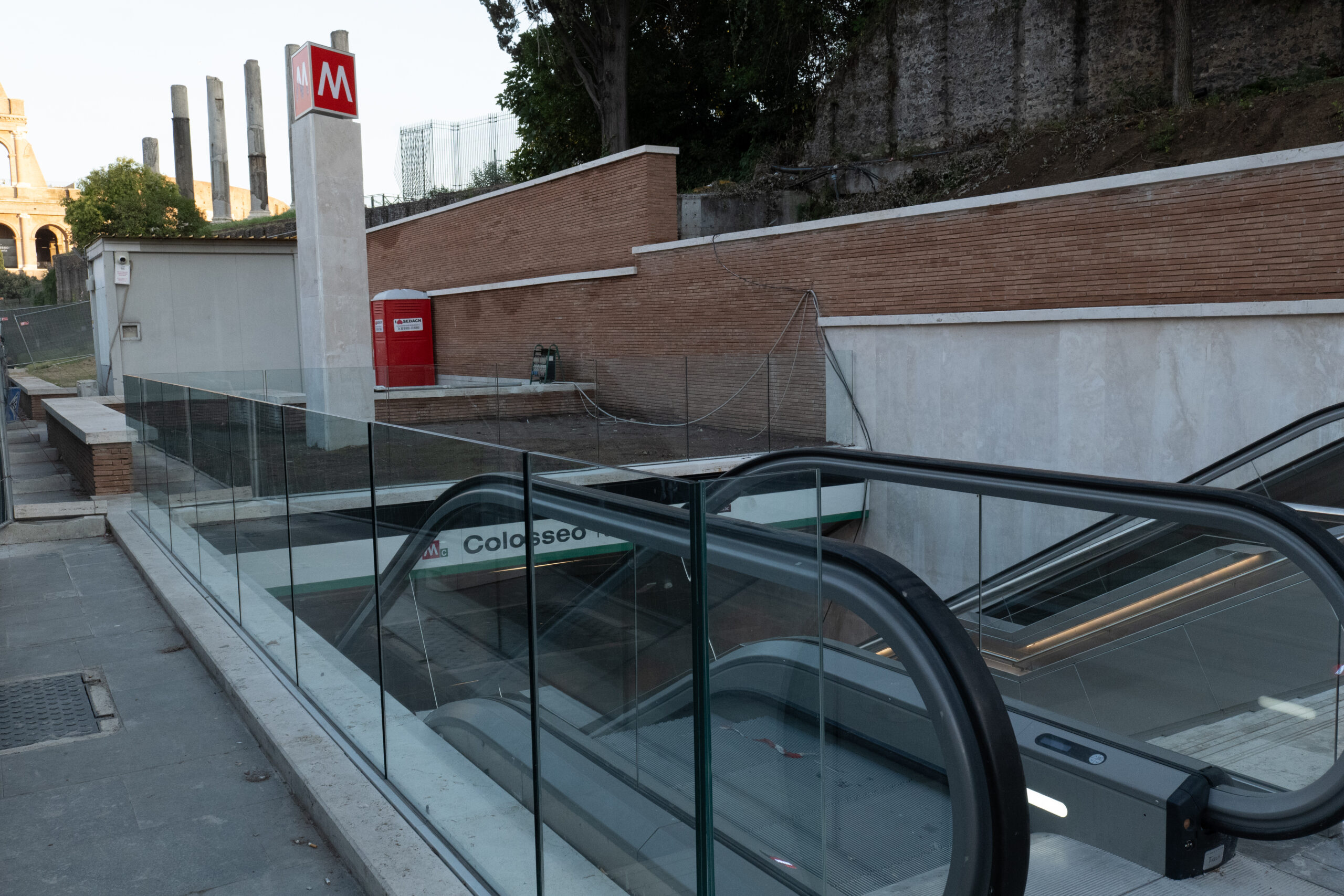 La metro C a Colosseo