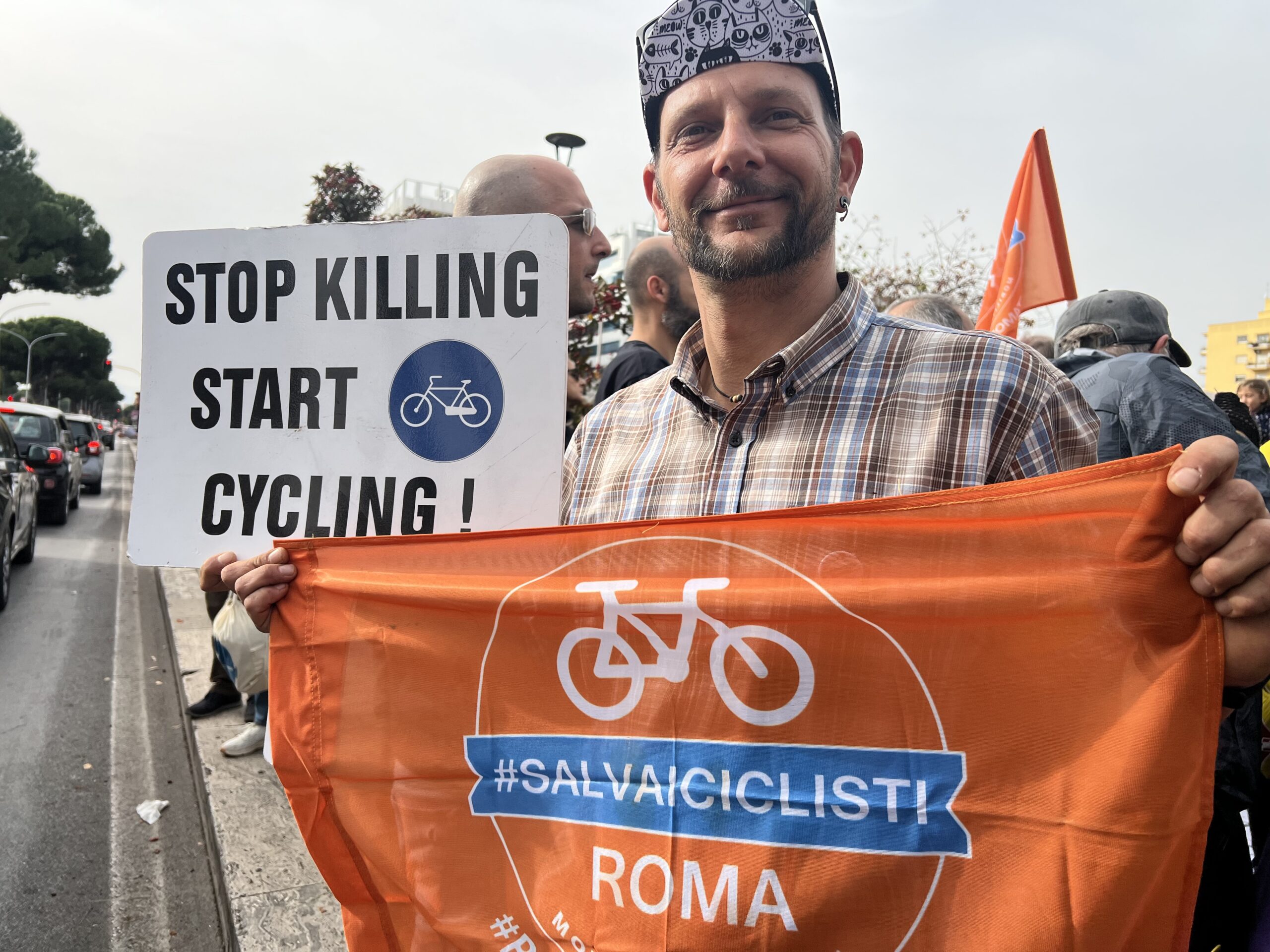 La manifestazione per la giornata delle vittime della strada