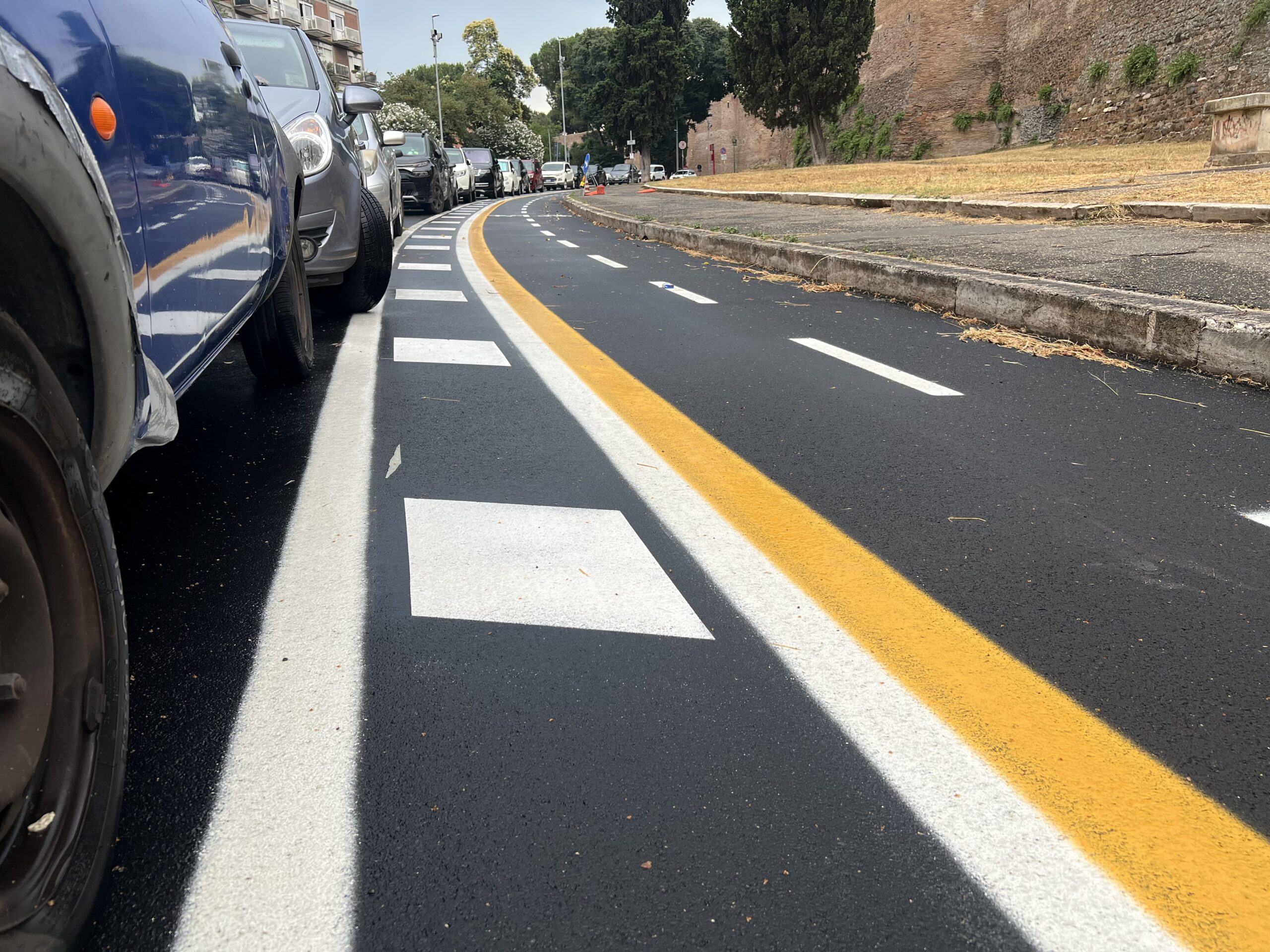 Il ciclabile delle Mura Latine