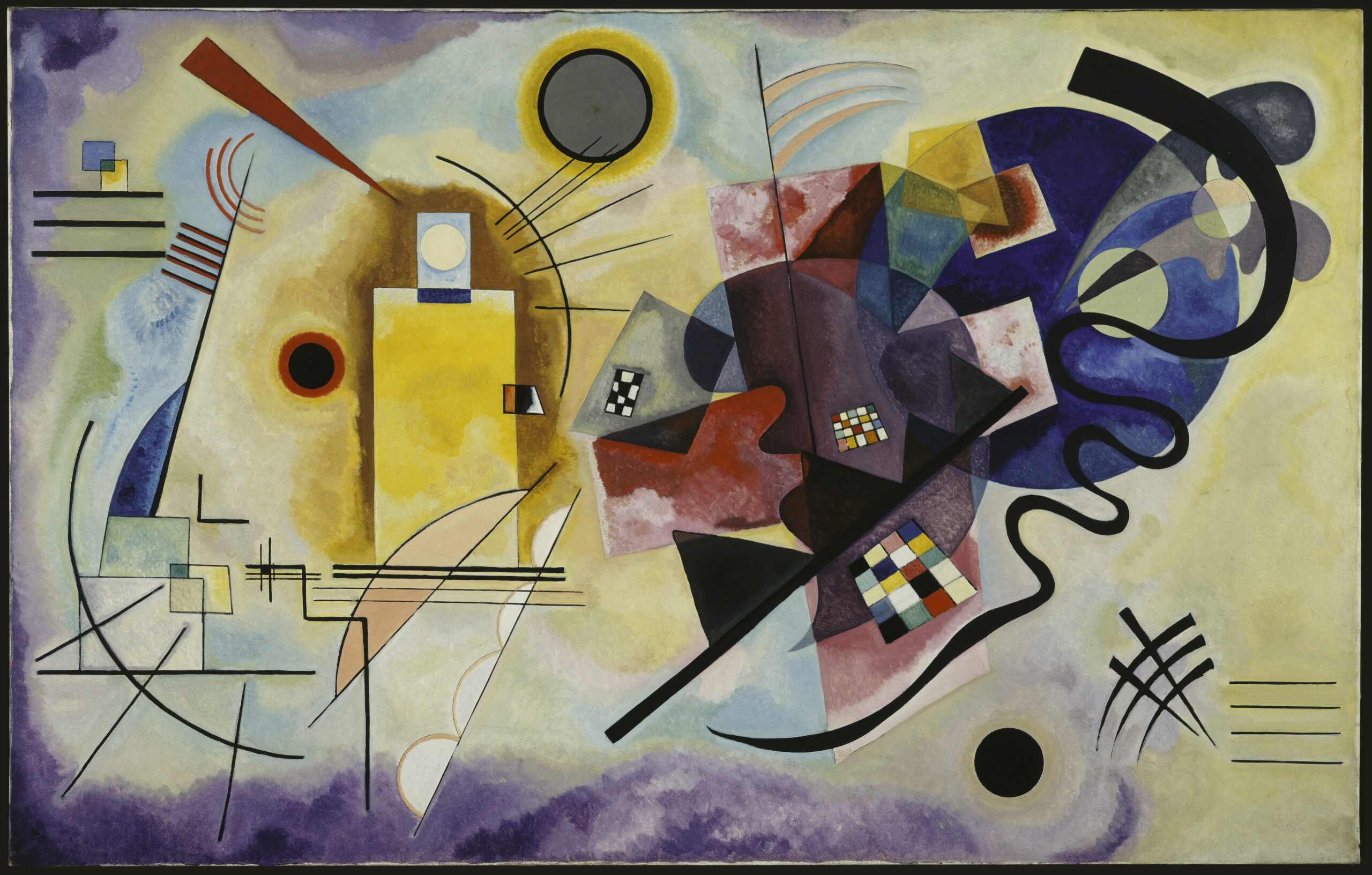 Vassily Kandinsky - Gelb-Rot-Blau
